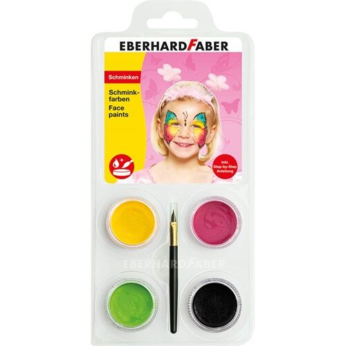 Kreatív arcfestő EberhardFaber 4 db-os klt pillangó