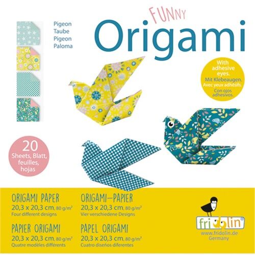Origami Fridolin Funny Galamb 20x20 cm 20 lap/csomag