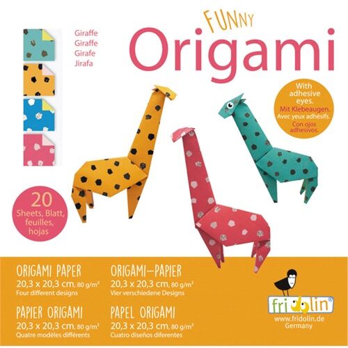 Origami Fridolin Funny Zsiráf 20x20 cm 20 lap/csomag