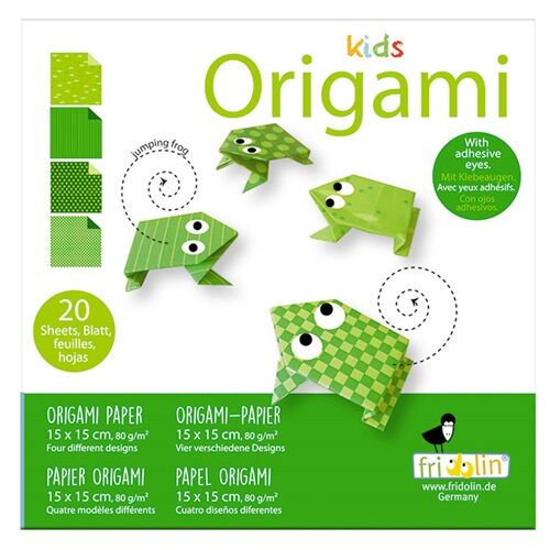 Origami Fridolin Kids Béka 15x15 cm 20 lap/csomag