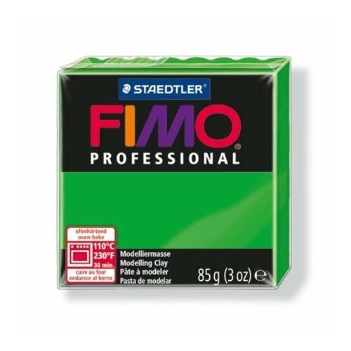 Gyurma, 85 g, égethető, FIMO "Professional", zöld