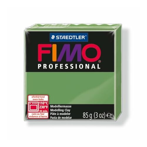 Gyurma, 85 g, égethető, FIMO "Professional", levél zöld