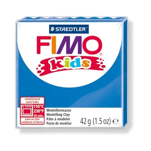 Gyurma, 42 g, égethető, FIMO "Kids", kék