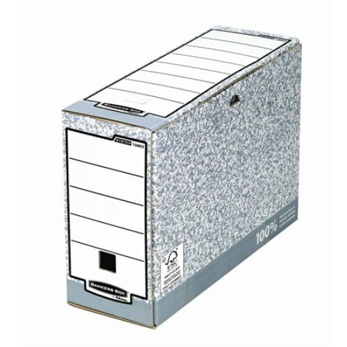 Archiválódoboz, 100 mm, "BANKERS BOX® SYSTEM by FELLOWES®"