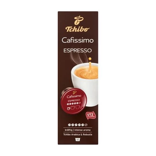 Kávékapszula, 10 db, TCHIBO "Cafissimo Espresso Intense"