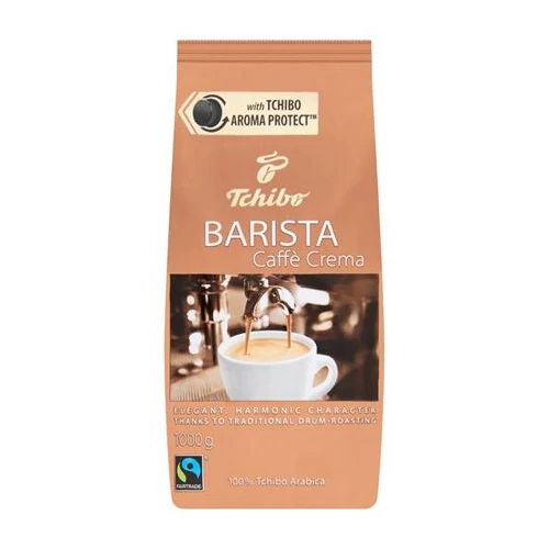 Kávé, pörkölt, szemes, 1000 g, TCHIBO "Barista Caffé Crema"